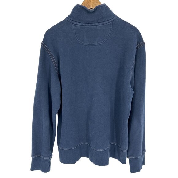 Tommy Bahama Long Sleeve 1/2 Zip Snap Island Modern Fit Sweatshirt Size L - Picture 3 of 10